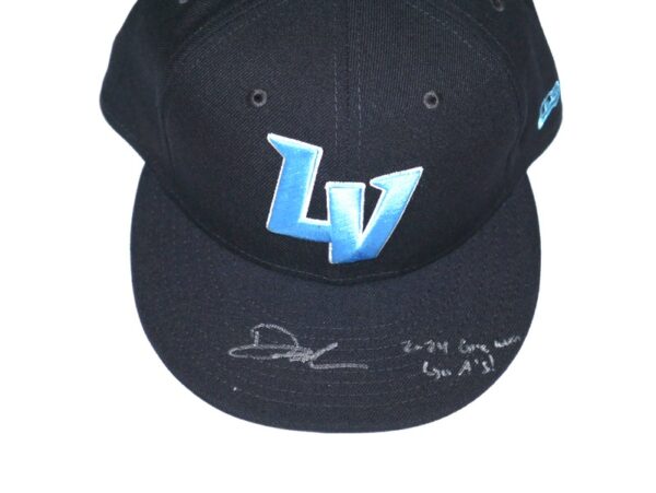 Drew Lugbauer 2024 Game Worn & Signed Official Las Vegas Aviators Fathers Day #17 New Era 59FIFTY Hat