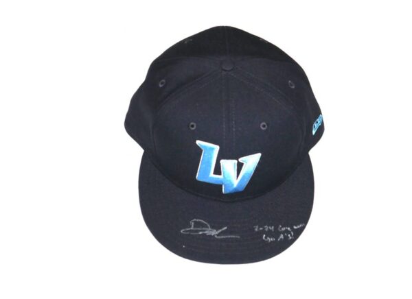 Drew Lugbauer 2024 Game Worn & Signed Official Las Vegas Aviators Fathers Day #17 New Era 59FIFTY Hat