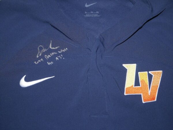 Drew Lugbauer 2024 Player Issued & Signed Official Las Vegas Aviators #17 Nike Short Sleeve XL Pullover