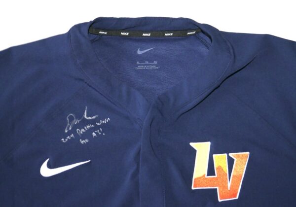 Drew Lugbauer 2024 Player Issued & Signed Official Las Vegas Aviators #17 Nike Short Sleeve XL Pullover