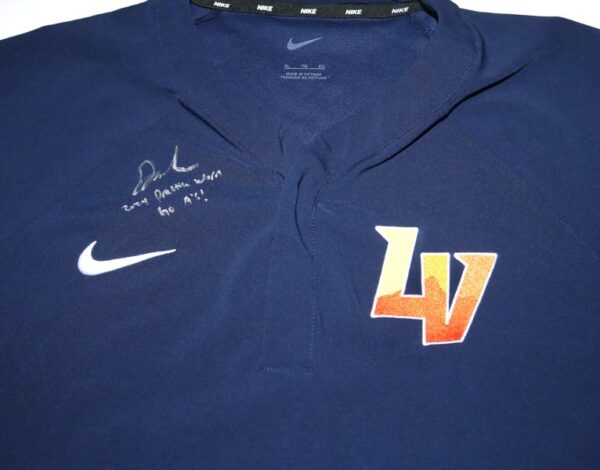 Drew Lugbauer 2024 Player Issued & Signed Official Las Vegas Aviators #17 Nike Short Sleeve XL Pullover