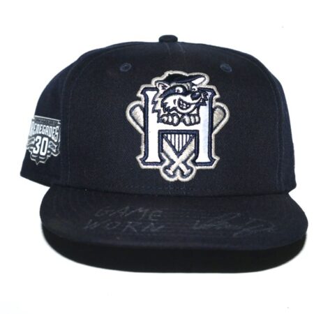 Indigo Diaz 2024 Game Worn & Signed Official Hudson Valley Renegades 30th Anniversary New Era 59FIFTY Hat