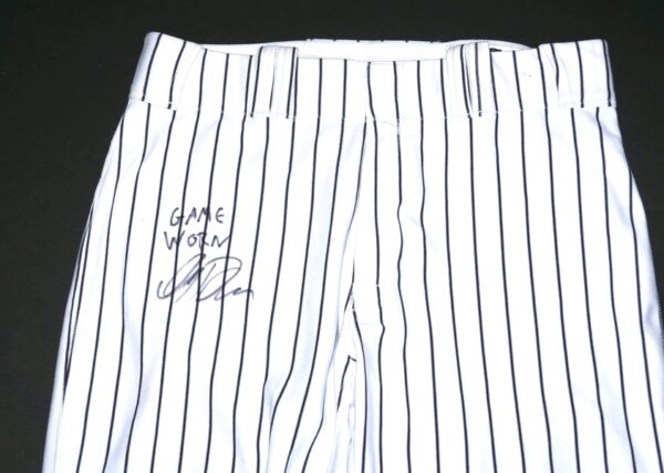 Indigo Diaz 2024 Hudson Valley Renegades Game Worn & Signed Pinstripe Nike MLB Pants