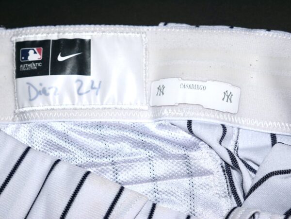 Indigo Diaz 2024 Hudson Valley Renegades Game Worn & Signed Pinstripe Nike MLB Pants