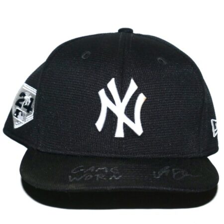 Indigo Diaz Game Worn & Signed Official New York Yankees 2024 Spring Training On-Field New Era 59FIFTY Hat