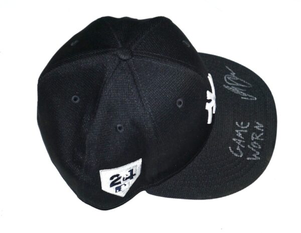 Indigo Diaz Game Worn & Signed Official New York Yankees 2024 Spring Training On-Field New Era 59FIFTY Hat