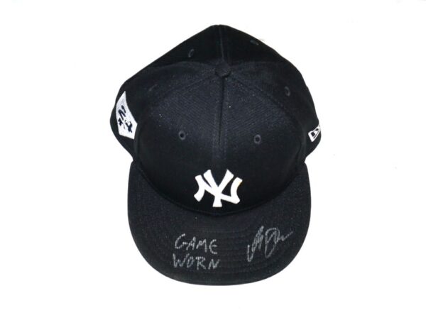 Indigo Diaz Game Worn & Signed Official New York Yankees 2024 Spring Training On-Field New Era 59FIFTY Hat