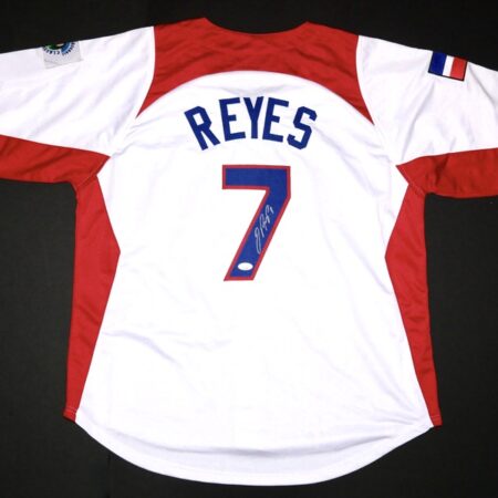 Jose Reyes Signed Custom Dominican Republic World Baseball Classic Jersey - JSA Hologram