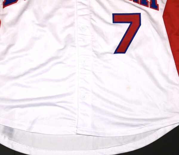 Jose Reyes Signed Custom Dominican Republic World Baseball Classic Jersey - JSA Hologram