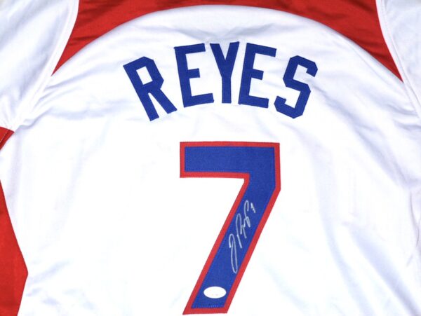 Jose Reyes Signed Custom Dominican Republic World Baseball Classic Jersey - JSA Hologram