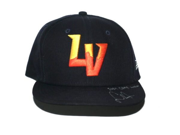 Logan Davidson 2024 Game Worn & Signed Official Las Vegas Aviators #8 Alternate New Era 59FIFTY Hat