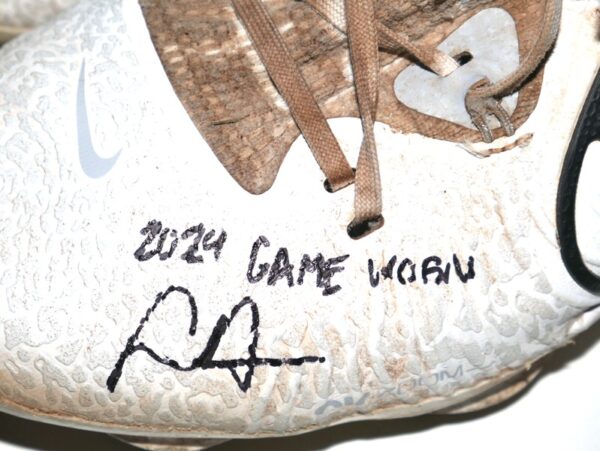 Logan Davidson 2024 Las Vegas Aviators Game Worn & Signed Nike Alpha Huarache NXT Baseball Cleats