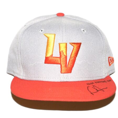 Logan Davidson 2024 Practice Worn & Signed Official Las Vegas Aviators #8 Alternate New Era 59FIFTY Hat