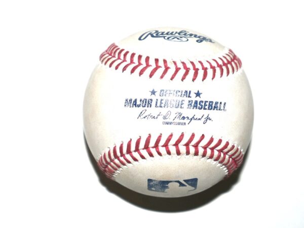 Luke Waddell Gwinnett Stripers Signed Go Braves! Practice Used Official Major League Baseball