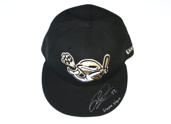 Robert Dugger 2024 Game Worn & Signed Official Las Vegas Whales #52 Theme Night New Era 59FIFTY Hat