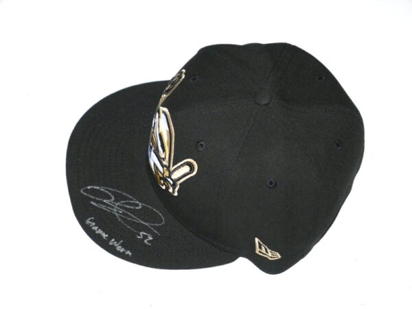 Robert Dugger 2024 Game Worn & Signed Official Las Vegas Whales #52 Theme Night New Era 59FIFTY Hat