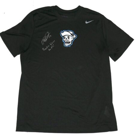 Robert Dugger 2024 Practice Worn & Signed Official Reyes de Plata de Las Vegas Copa de la Diversion DUGGER 52 Nike Shirt