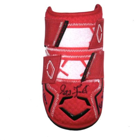 Stuart Fairchild 2024 Game Worn & Signed Cincinnati Reds Evoshield PRO-SRZ Batter's Double Strap Elbow Guard