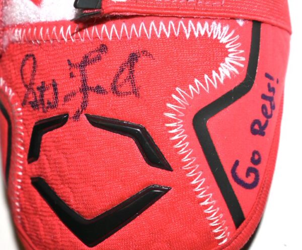 Stuart Fairchild 2024 Game Worn & Signed Cincinnati Reds Evoshield PRO-SRZ Batter's Double Strap Elbow Guard