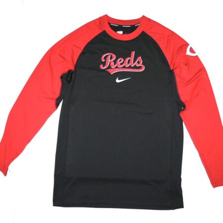 Stuart Fairchild 2024 Player Issued Official Cincinnati Reds FAIRCHILD 17 Nike Dri-Fit Baseball Pullover