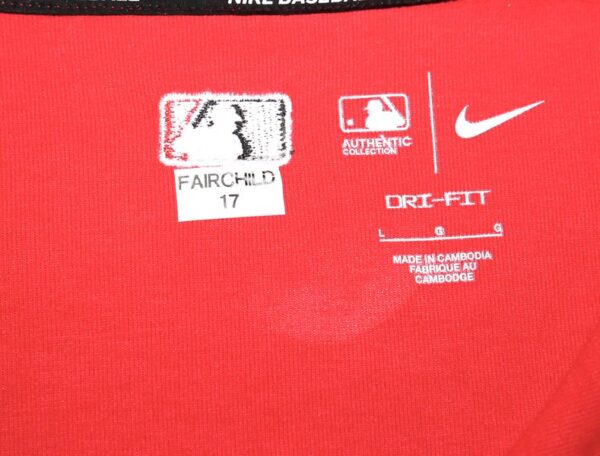 Stuart Fairchild 2024 Player Issued Official Cincinnati Reds FAIRCHILD 17 Nike Dri-Fit Quarter Zip Pullover