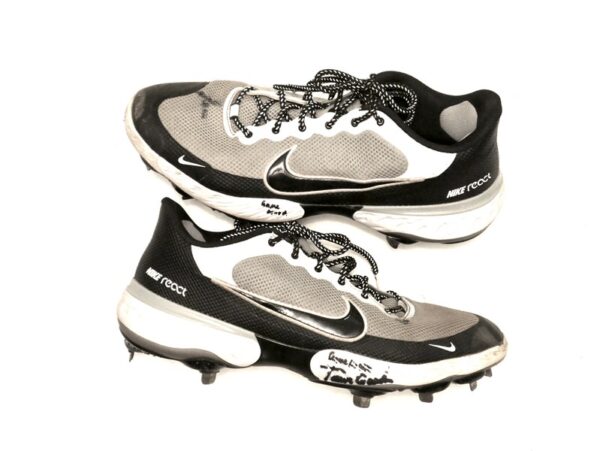 Tanner Gordon Rome Braves Game Worn & Signed Nike Alpha Huarache Baseball Cleats