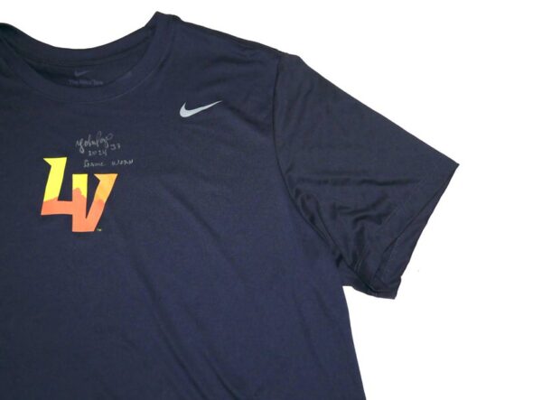 Yohel Pozo 2024 Game Worn & Signed Official Las Vegas Aviators POZO #37 Nike Dri-Fit XXL Shirt