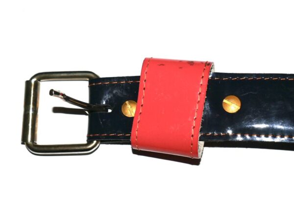 Yohel Pozo 2024 Las Vegas Aviators Game Worn & Signed Custom YOHEL POZO YP Leather Baseball Belt