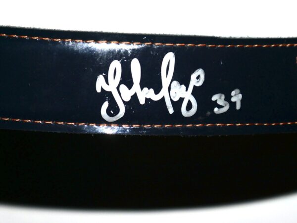 Yohel Pozo 2024 Las Vegas Aviators Game Worn & Signed Custom YOHEL POZO YP Leather Baseball Belt