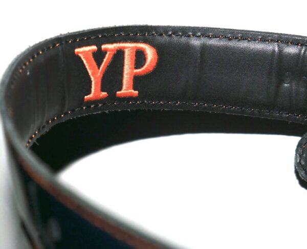 Yohel Pozo 2024 Las Vegas Aviators Game Worn & Signed Custom YOHEL POZO YP Leather Baseball Belt