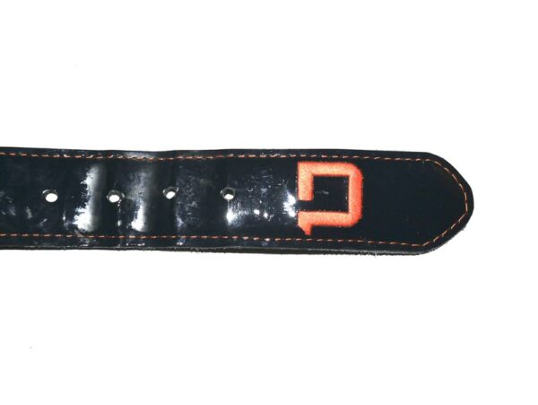 Yohel Pozo 2024 Las Vegas Aviators Game Worn & Signed Custom YOHEL POZO YP Leather Baseball Belt