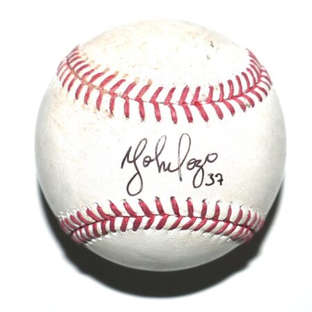 Yohel Pozo Las Vegas Aviators Signed Practice Used Official Major League Baseball