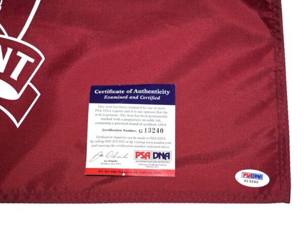 Jim Furyk Signed 2007 US Open Oakmont Pin Flag - PSA DNA Authenticated