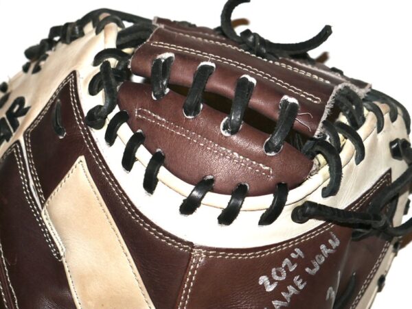 Adam Zebrowski 2024 Rome Emperors Game Worn & Signed All Star S7 Elite Baseball Catcher's Mitt