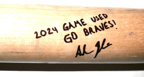 Adam Zebrowski 2024 Rome Emperors Game Used & Signed Old Hickory Pro Birch CP1 Baseball Bat