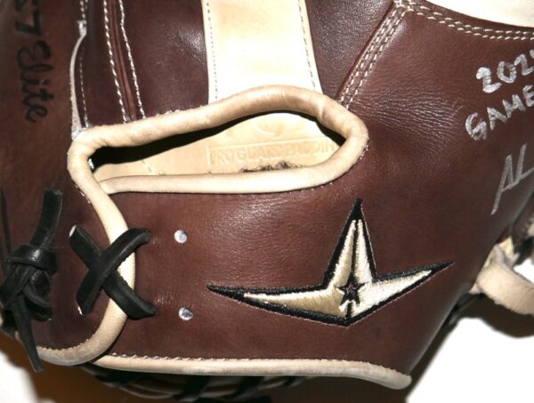 Adam Zebrowski 2024 Rome Emperors Game Worn & Signed All Star S7 Elite Baseball Catcher's Mitt