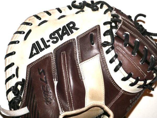 Adam Zebrowski 2024 Rome Emperors Game Worn & Signed All Star S7 Elite Baseball Catcher's Mitt