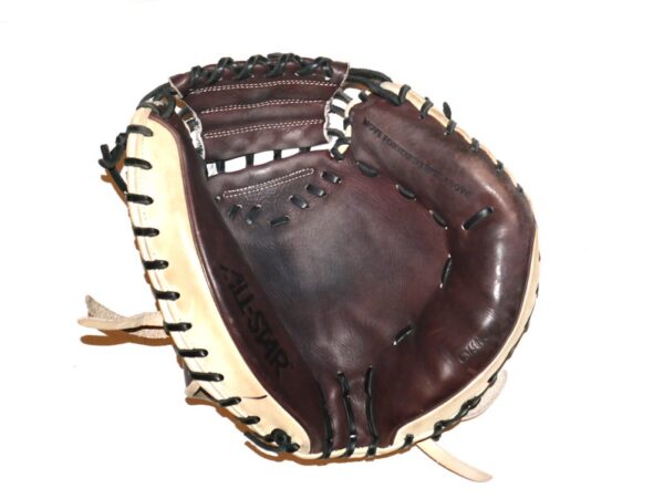 Adam Zebrowski 2024 Rome Emperors Game Worn & Signed All Star S7 Elite Baseball Catcher's Mitt