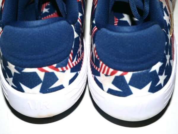 Adam Zebrowski 2024 Rome Emperors Game Worn & Signed Patriotic 1776 July 4th Nike Baseball Cleats