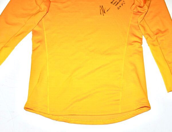 Armando Alvarez 2024 Game Worn & Signed Official Oakland Athletics 50 ALVAREZ Long Sleeve Nike Dri-Fit Shirt