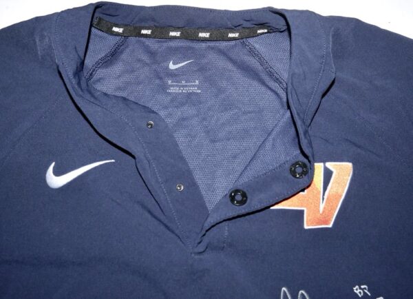 Armando Alvarez 2024 Player Issued & Signed Official Las Vegas Aviators #28 Nike Short Sleeve Pullover