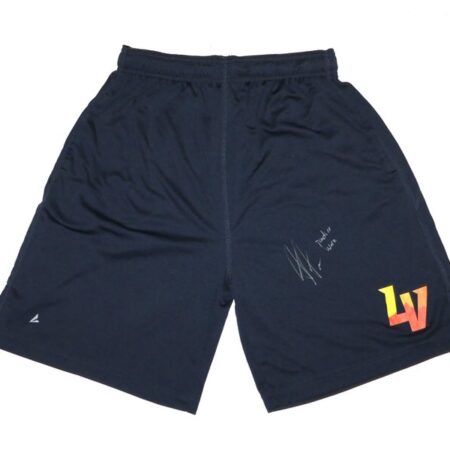 Armando Alvarez 2024 Practice Worn & Signed Official Las Vegas Aviators BSN Sports Shorts