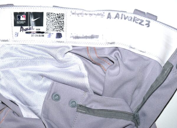 Armando Alvarez San Francisco Giants Practice Worn & Signed Nike MLB Pants