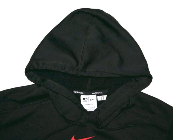 Armando Alvarez Team Issued & Signed Official San Francisco Giants ALVAREZ 81 Nike Therma-Fit Pullover Hooded Sweatshirt