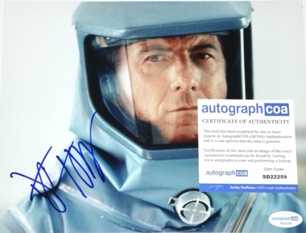 Dustin Hoffman Signed Autographed Colonel Sam Daniels Outbreak 8 x 10 Photo - AutographCOA4