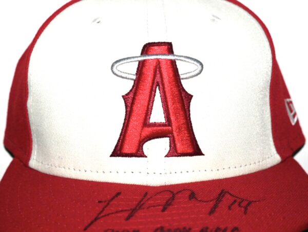 Logan O’Hoppe 2024 Game Worn & Signed Official Los Angeles Angels City Connect “14 O’HOPPE” New Era 59FIFTY Hat