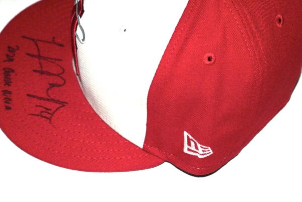 Logan O’Hoppe 2024 Game Worn & Signed Official Los Angeles Angels City Connect “14 O’HOPPE” New Era 59FIFTY Hat