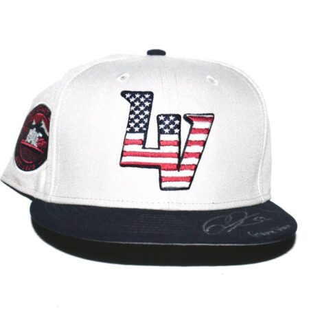 Robert Dugger 2024 Game Worn & Signed Official Las Vegas Aviators #52 July 4th New Era 59FIFTY Fitted Hat