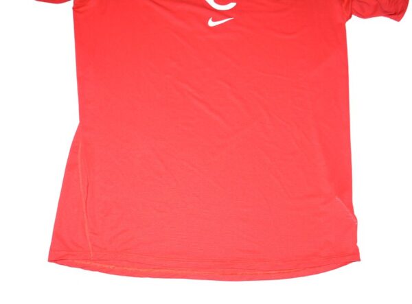 Stuart Fairchild 2024 Game Worn & Signed Official Cincinnati Reds Nike Dri-Fit XL Shirt