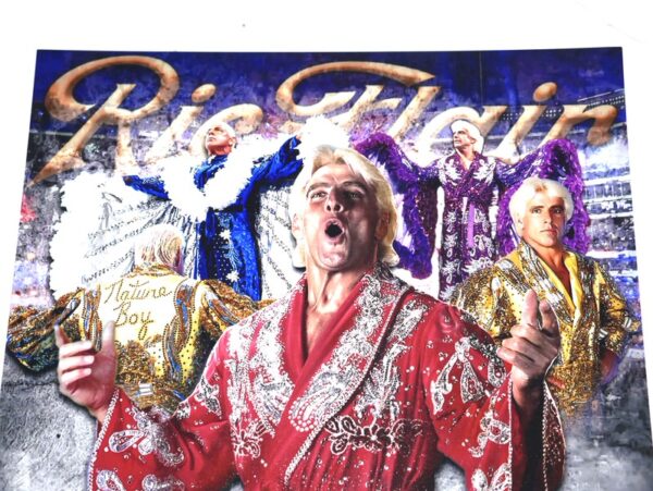 Wrestling Hall of Famer Ric Flair Signed Autographed WWE 8 x 10 Photo - JSA Witnessed